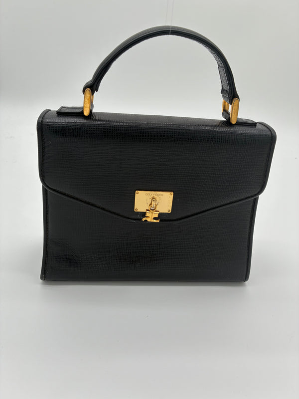 Courrèges 2-Way Handbag Black
