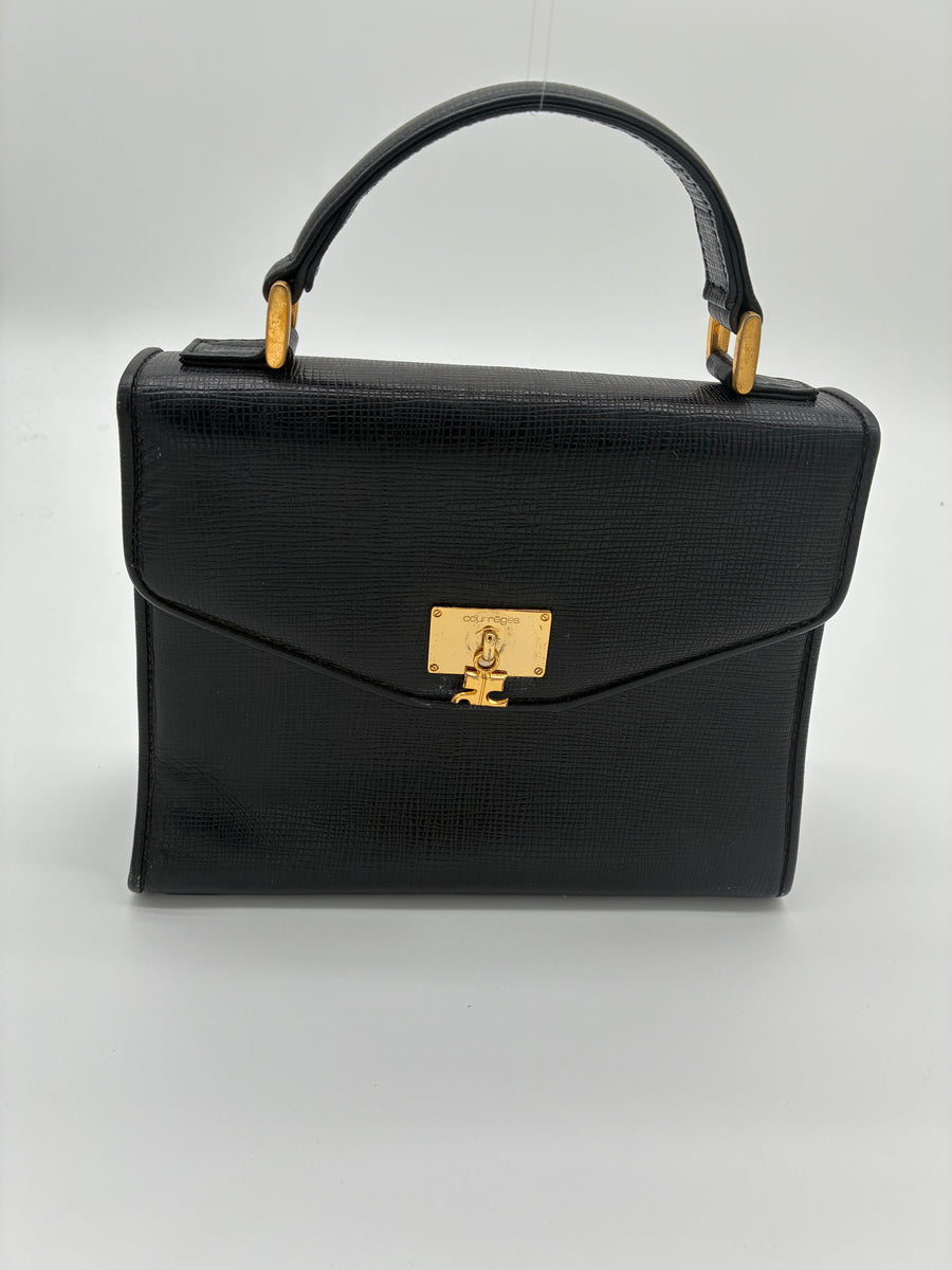 Courrèges 2 Way Handbag Black — photo 1